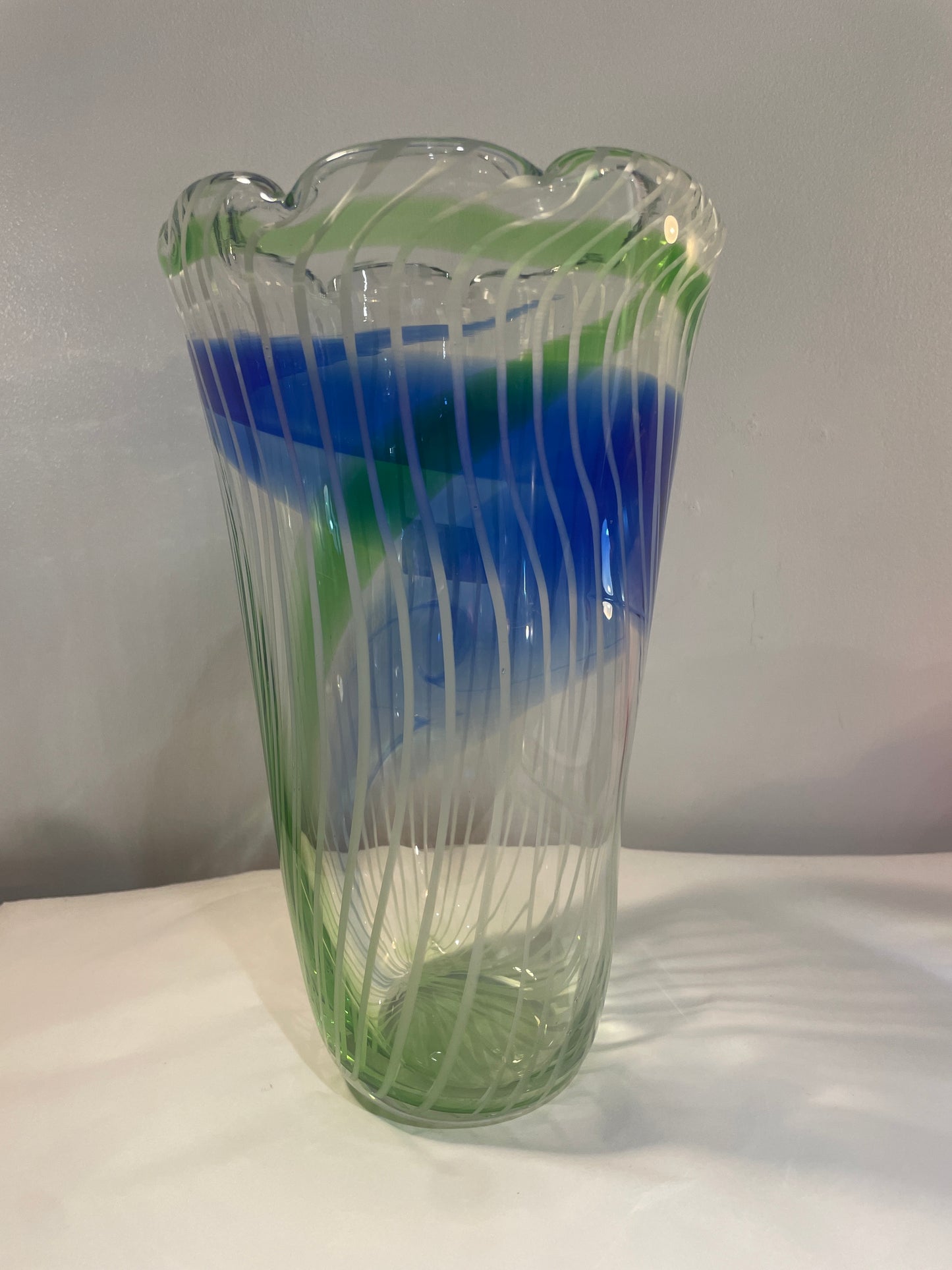 Heavy Glass Vase