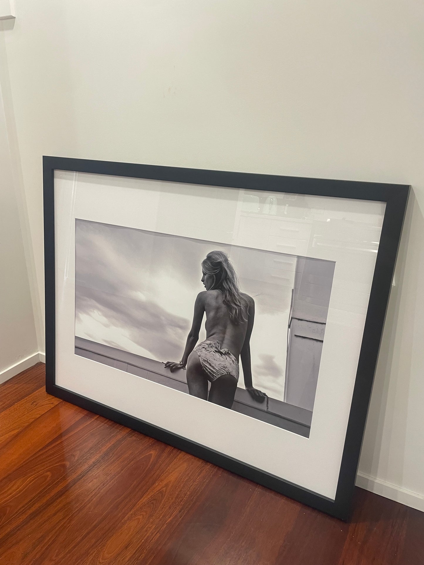 Smoking Girl Framed Print