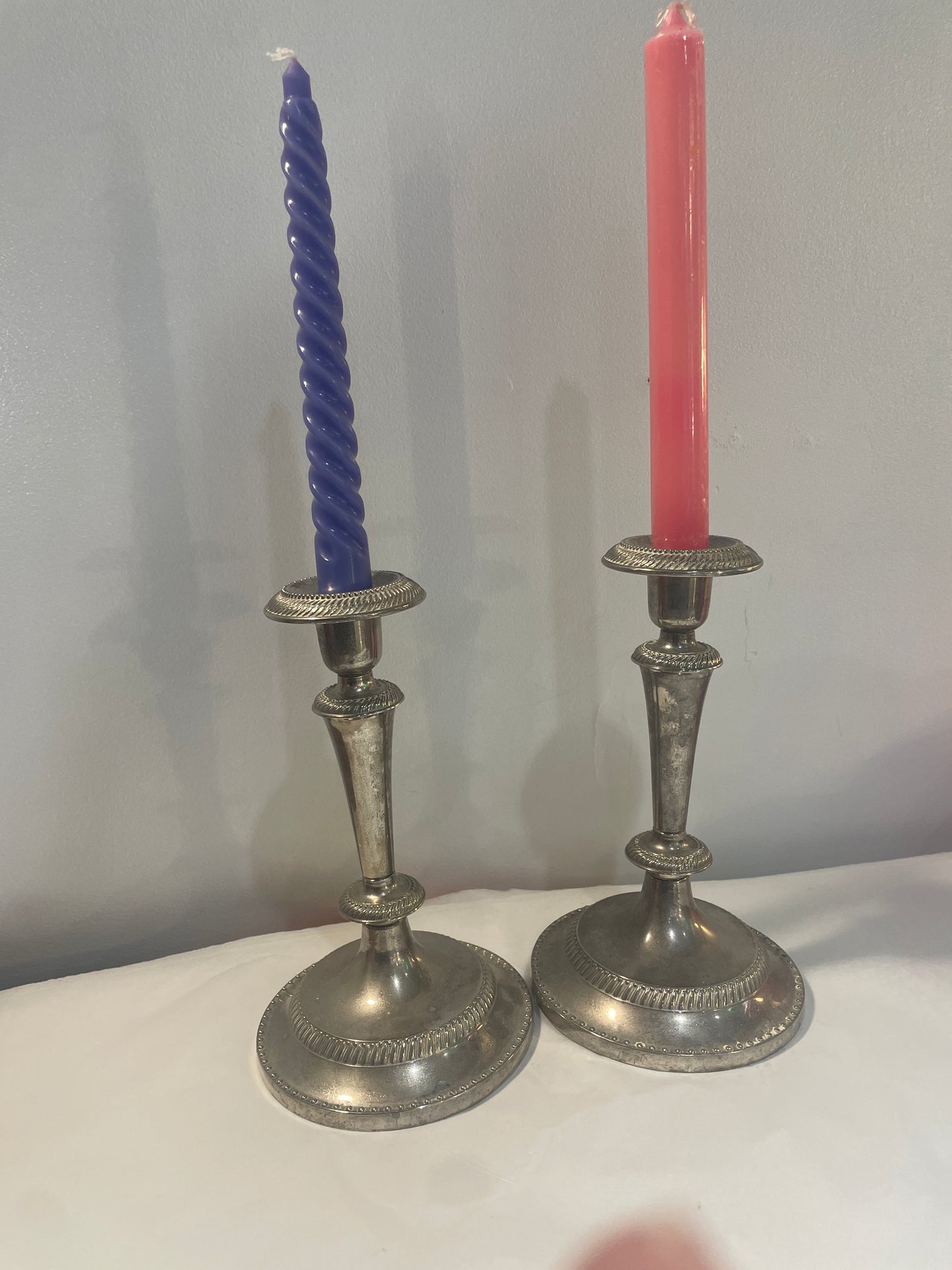 Sterling Silver Plated Candle Holder
