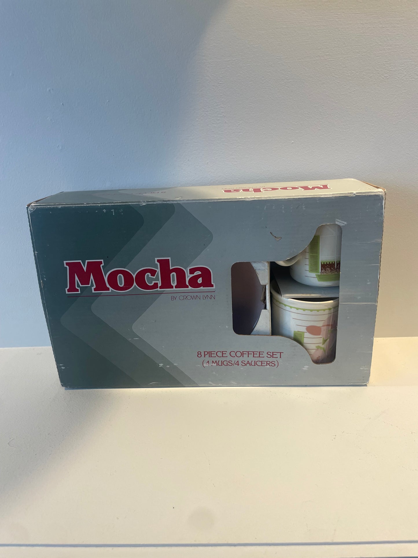 Crown Lynn Mocha Coffee Cup Set