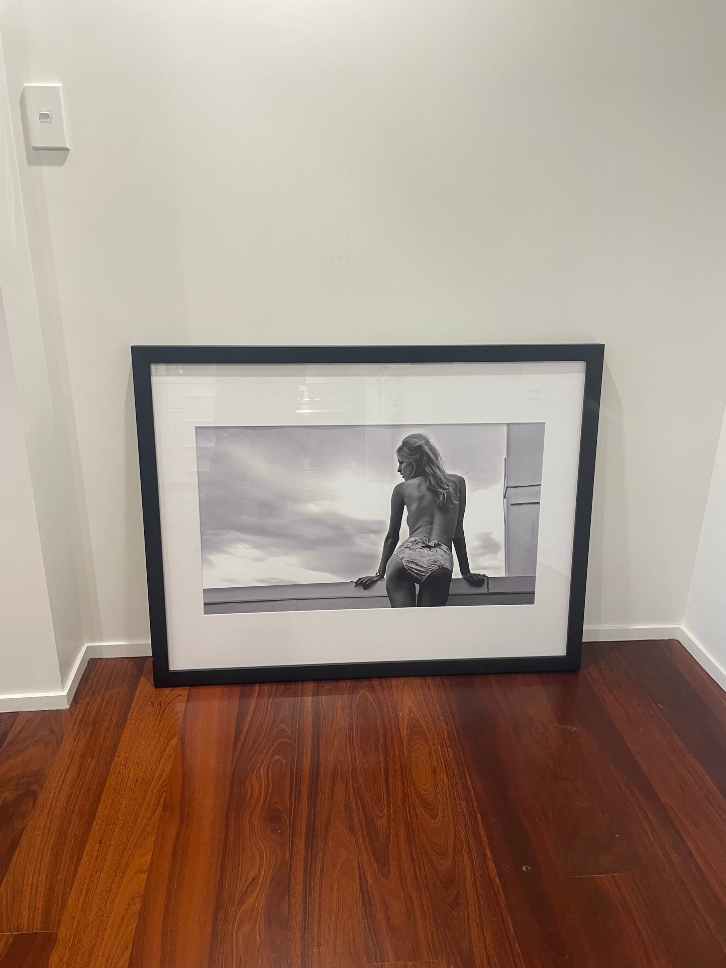 Smoking Girl Framed Print