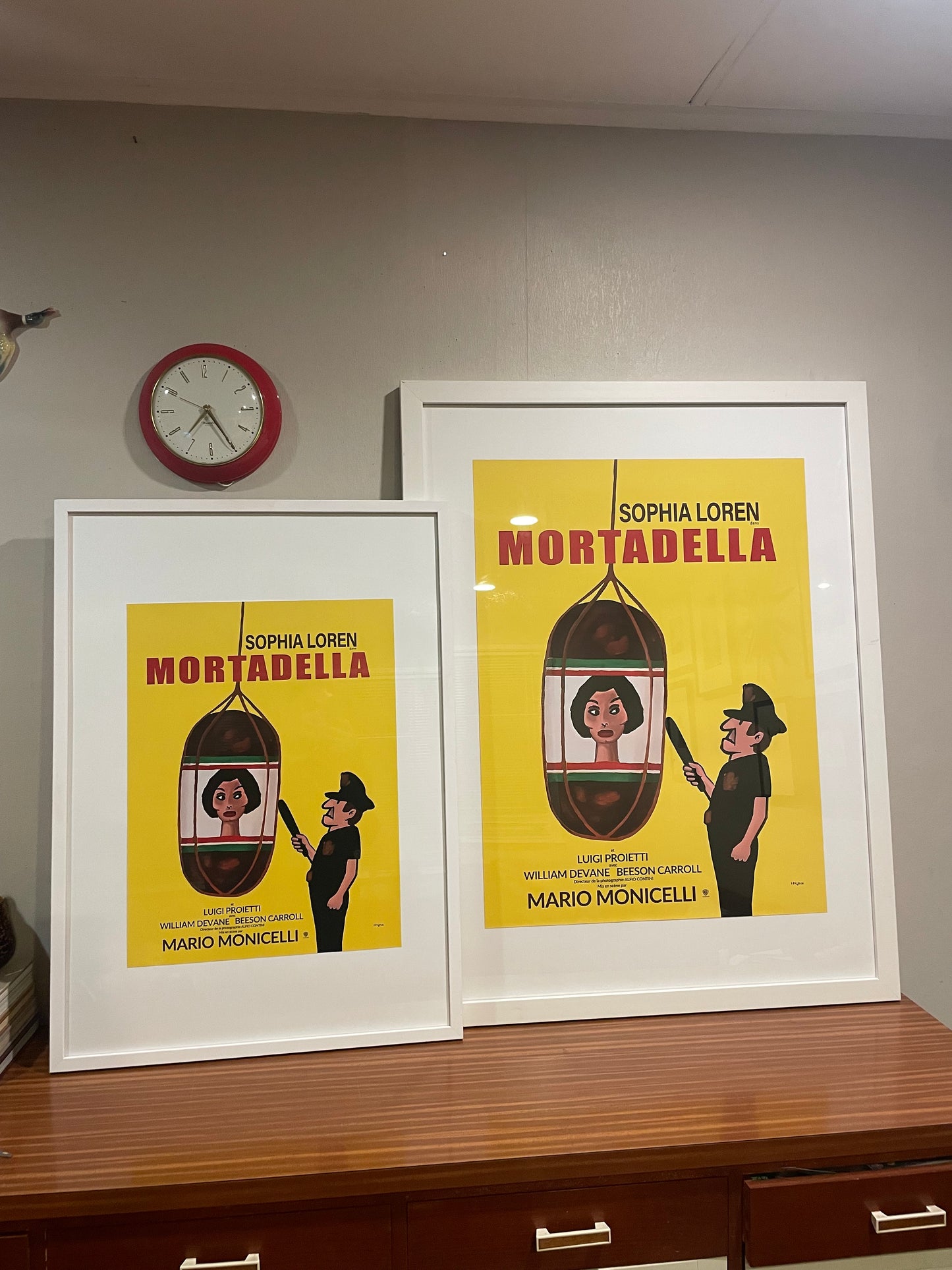 Mortadella Poster Framed