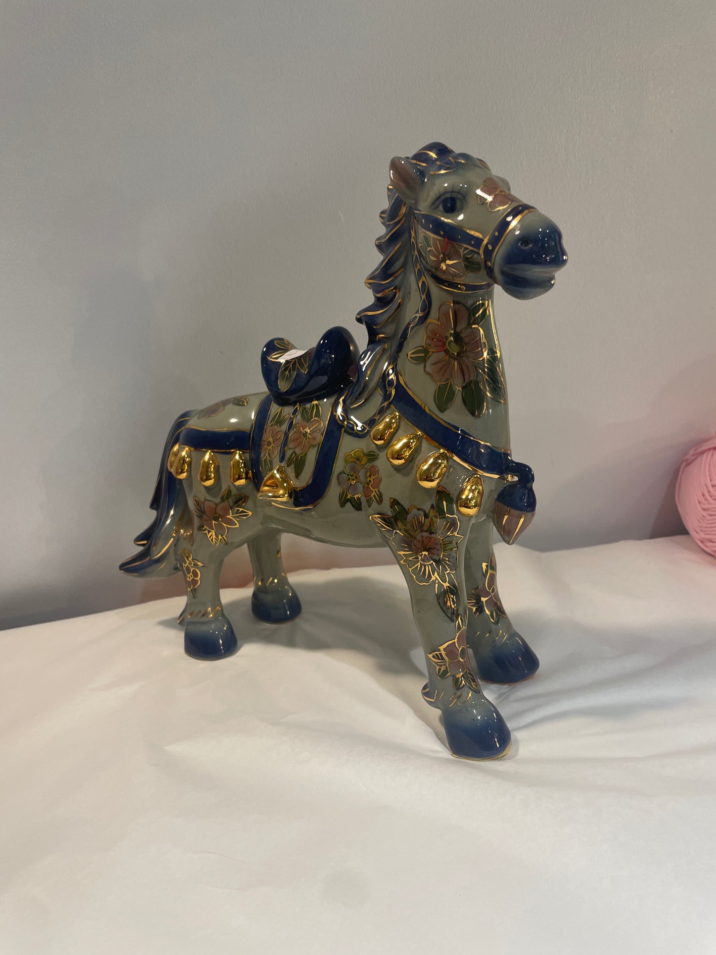 Chinese Vlousonne Porcelain Horse