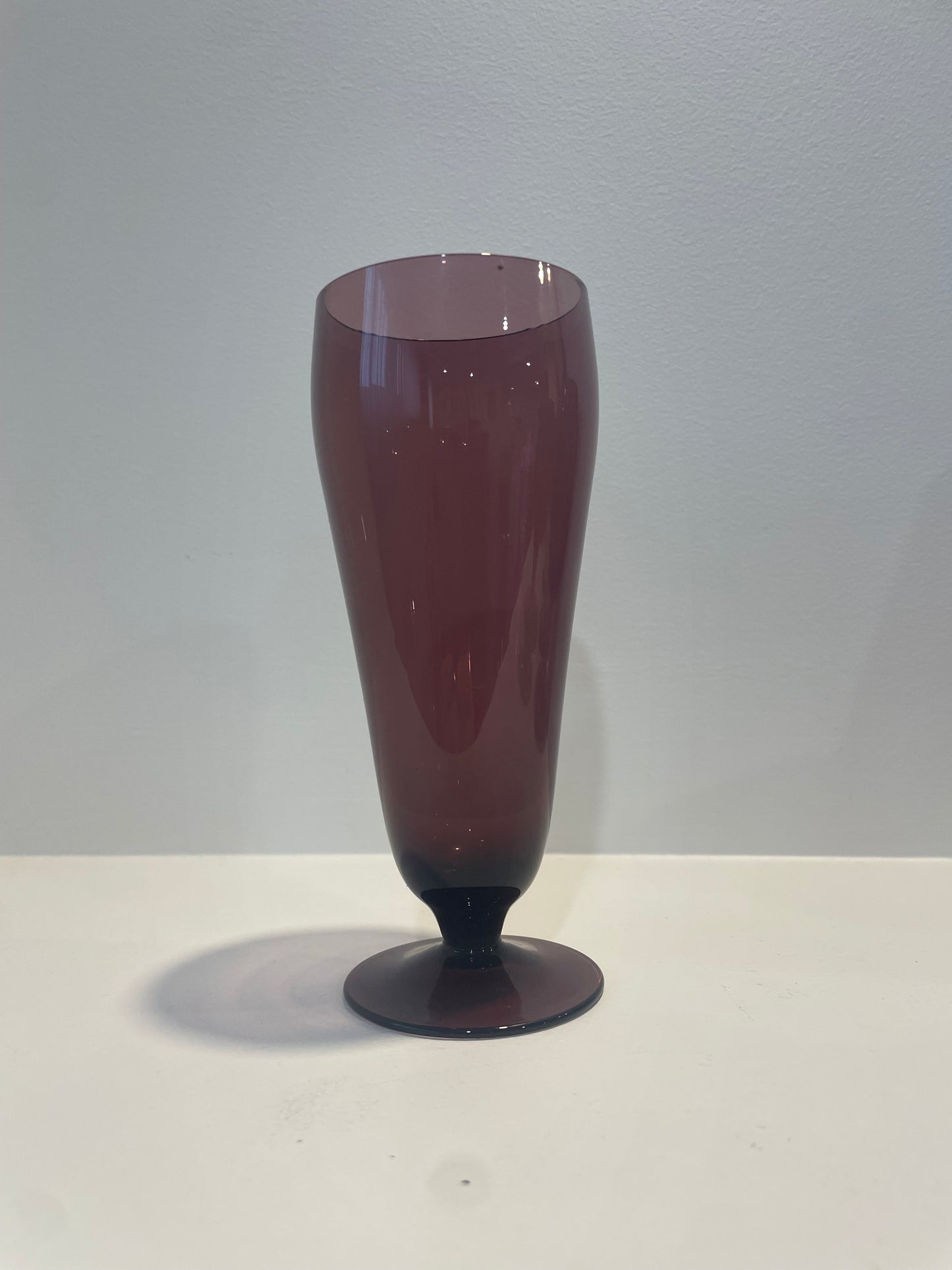 Deep Purple Glass Vase