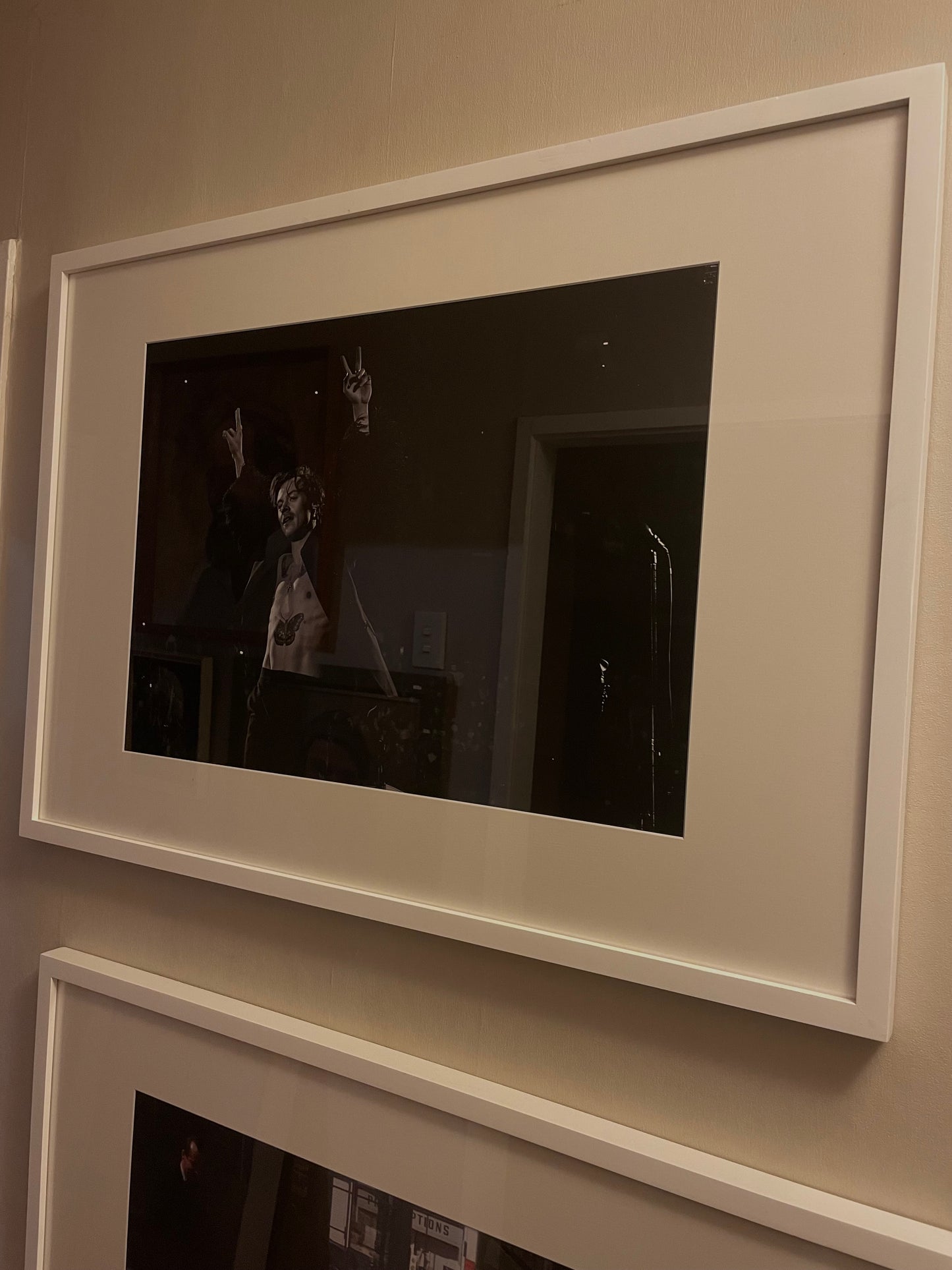 Harry Styles Concert Photo Framed