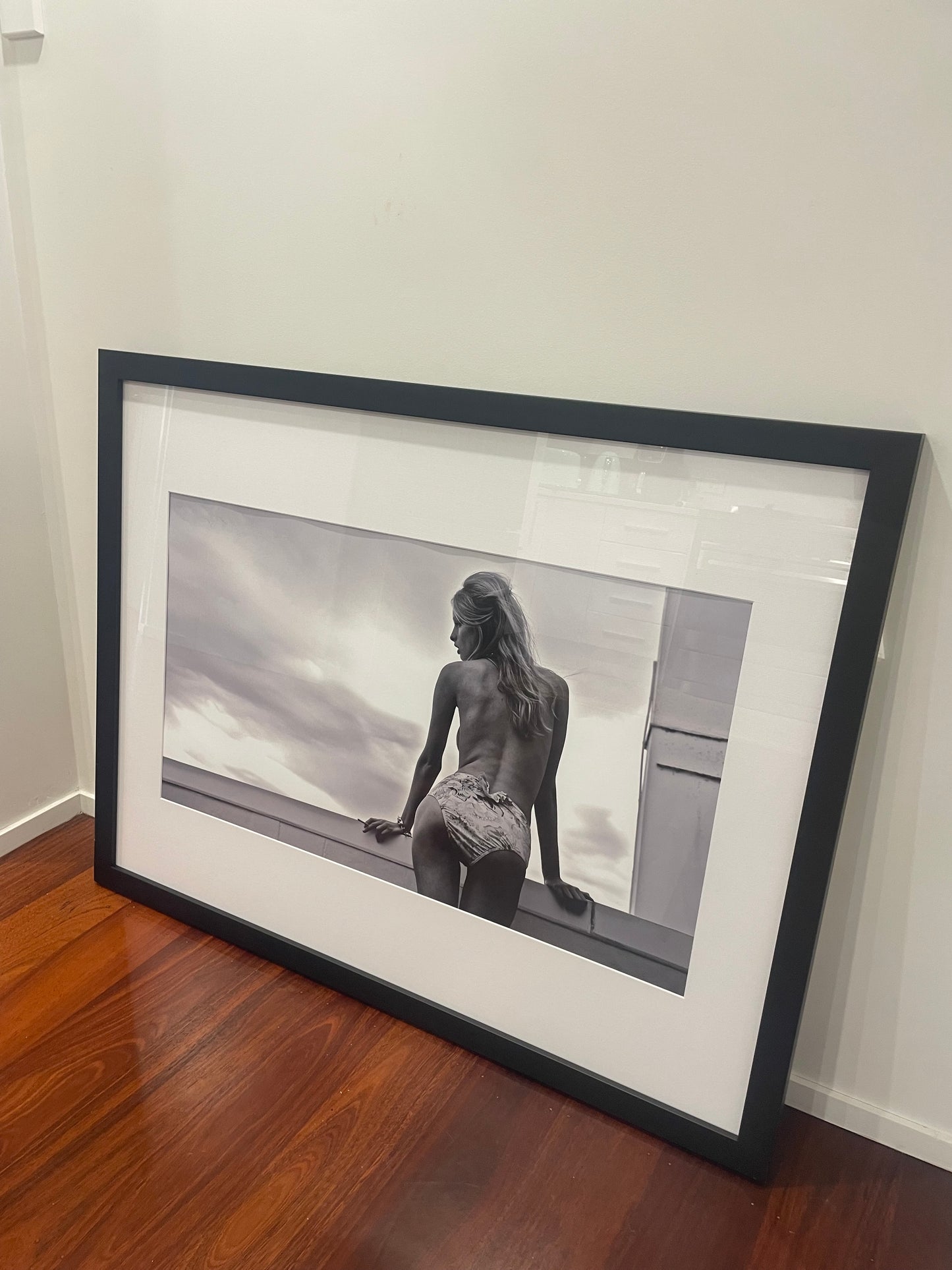 Smoking Girl Framed Print