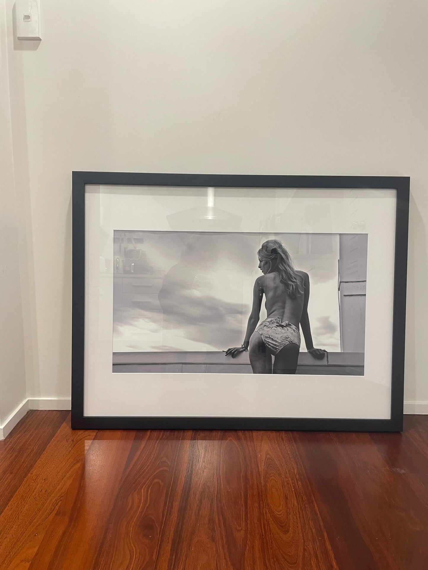 Smoking Girl Framed Print