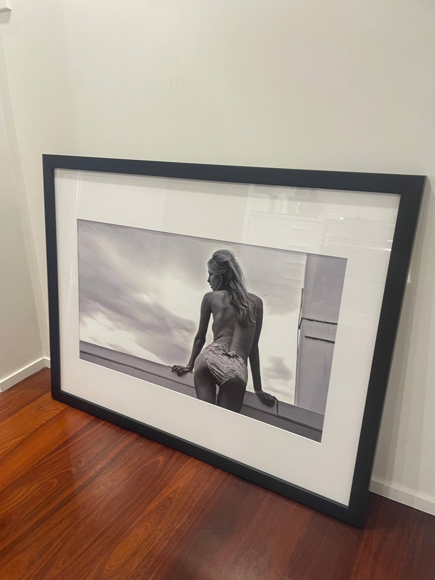 Smoking Girl Framed Print