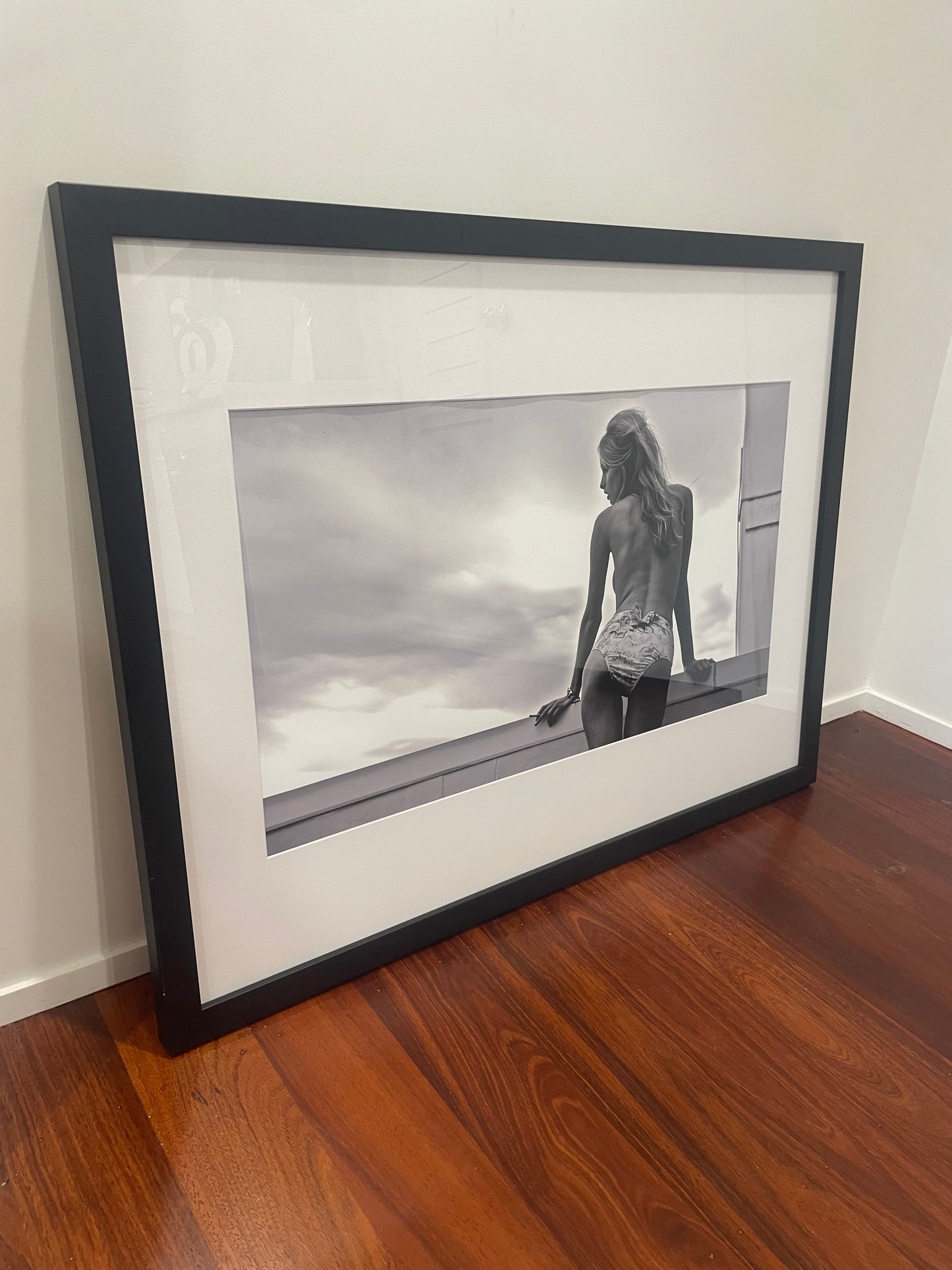 Smoking Girl Framed Print