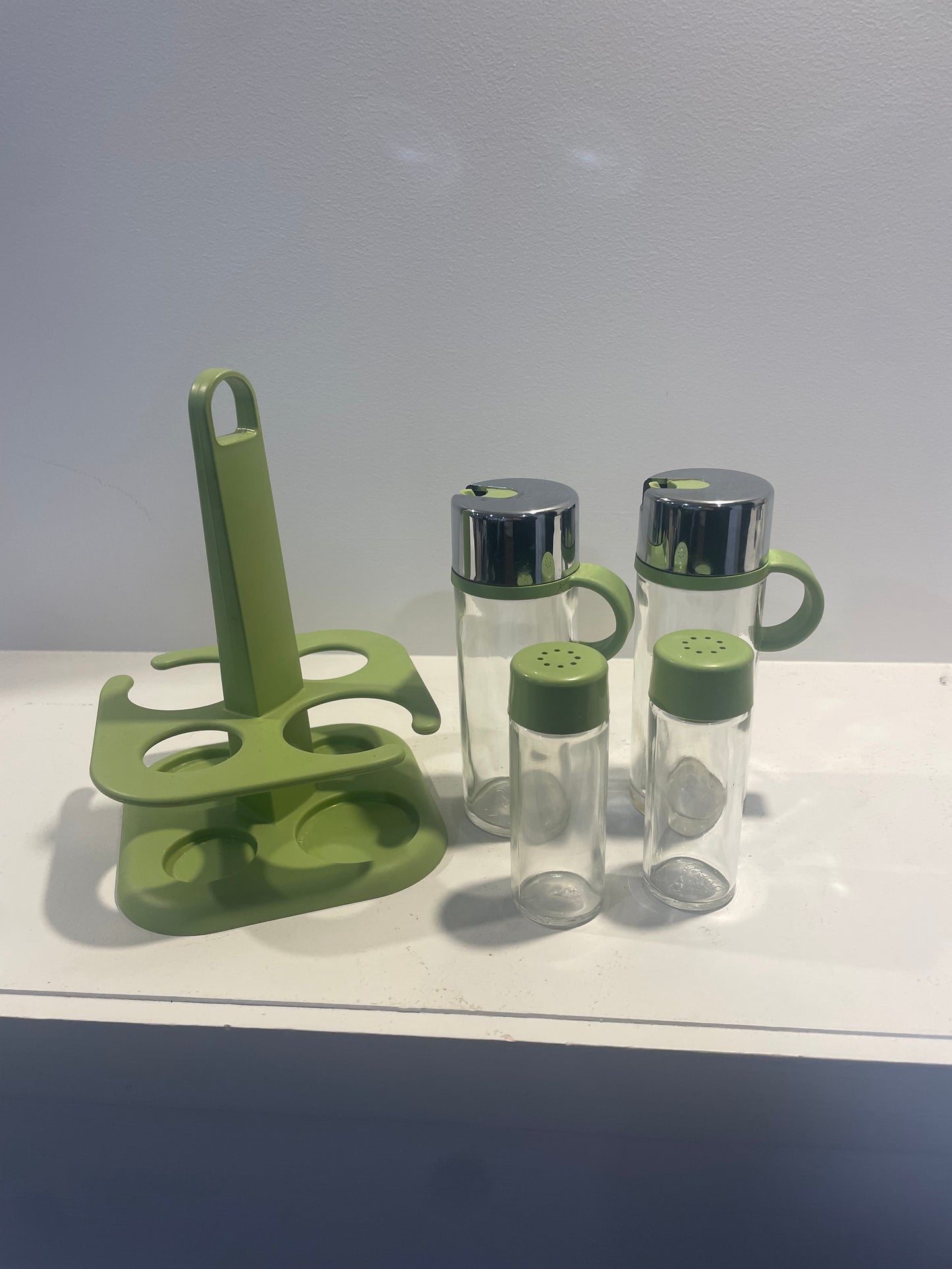 Green Cruet set
