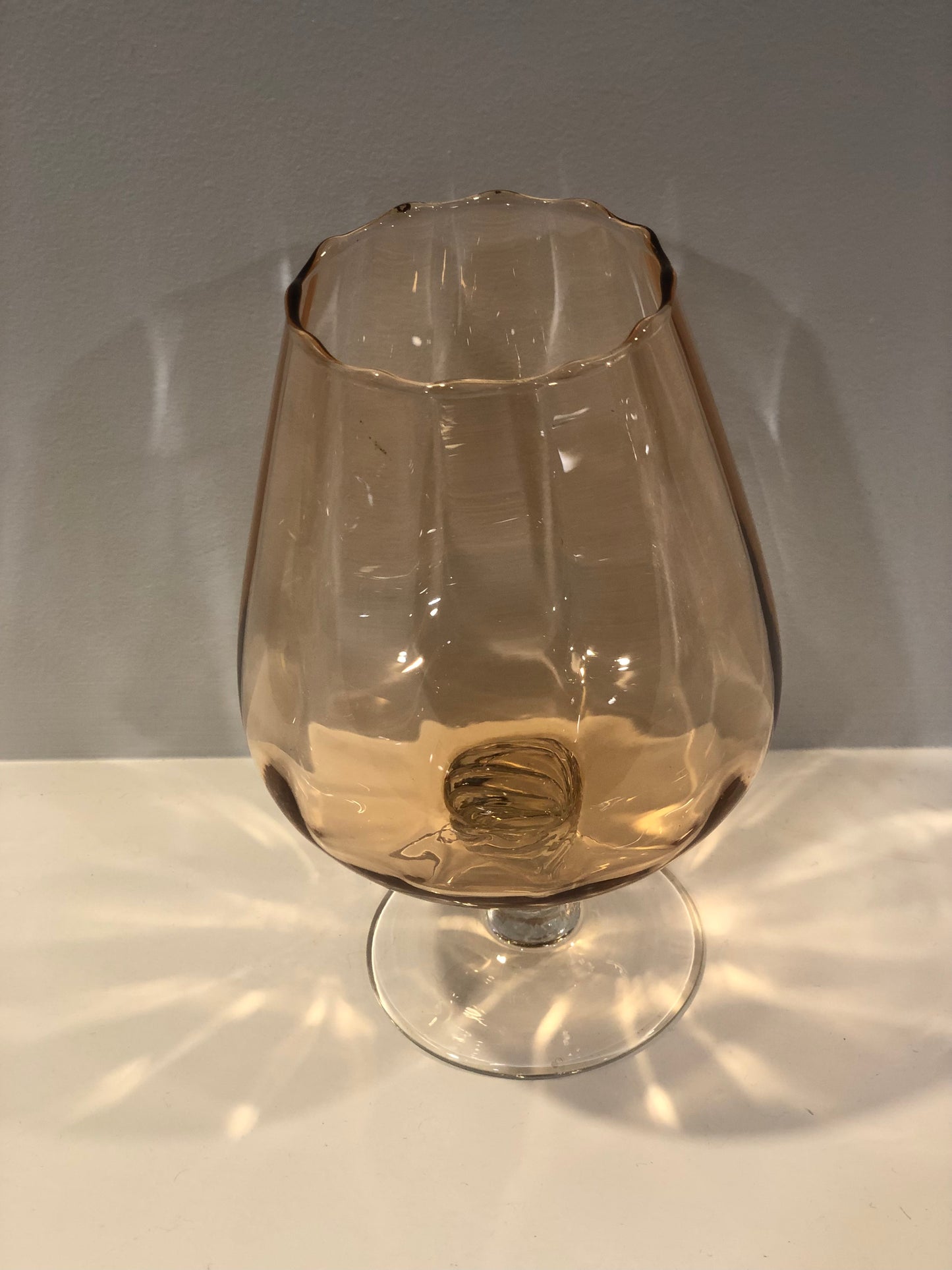 Light Pink Balloon Glass Vase