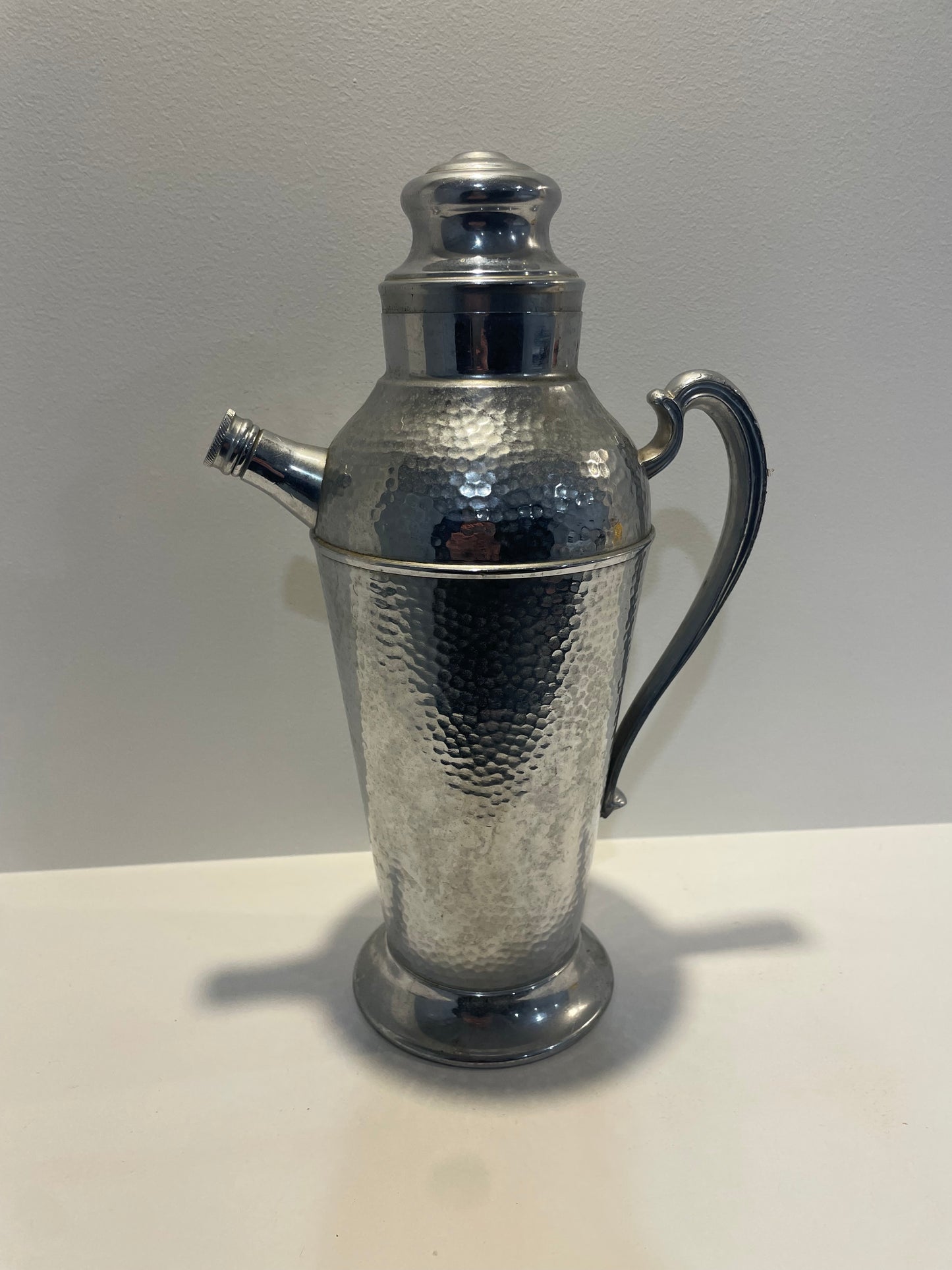 Stainless steel Art Deco Cocktail Shaker