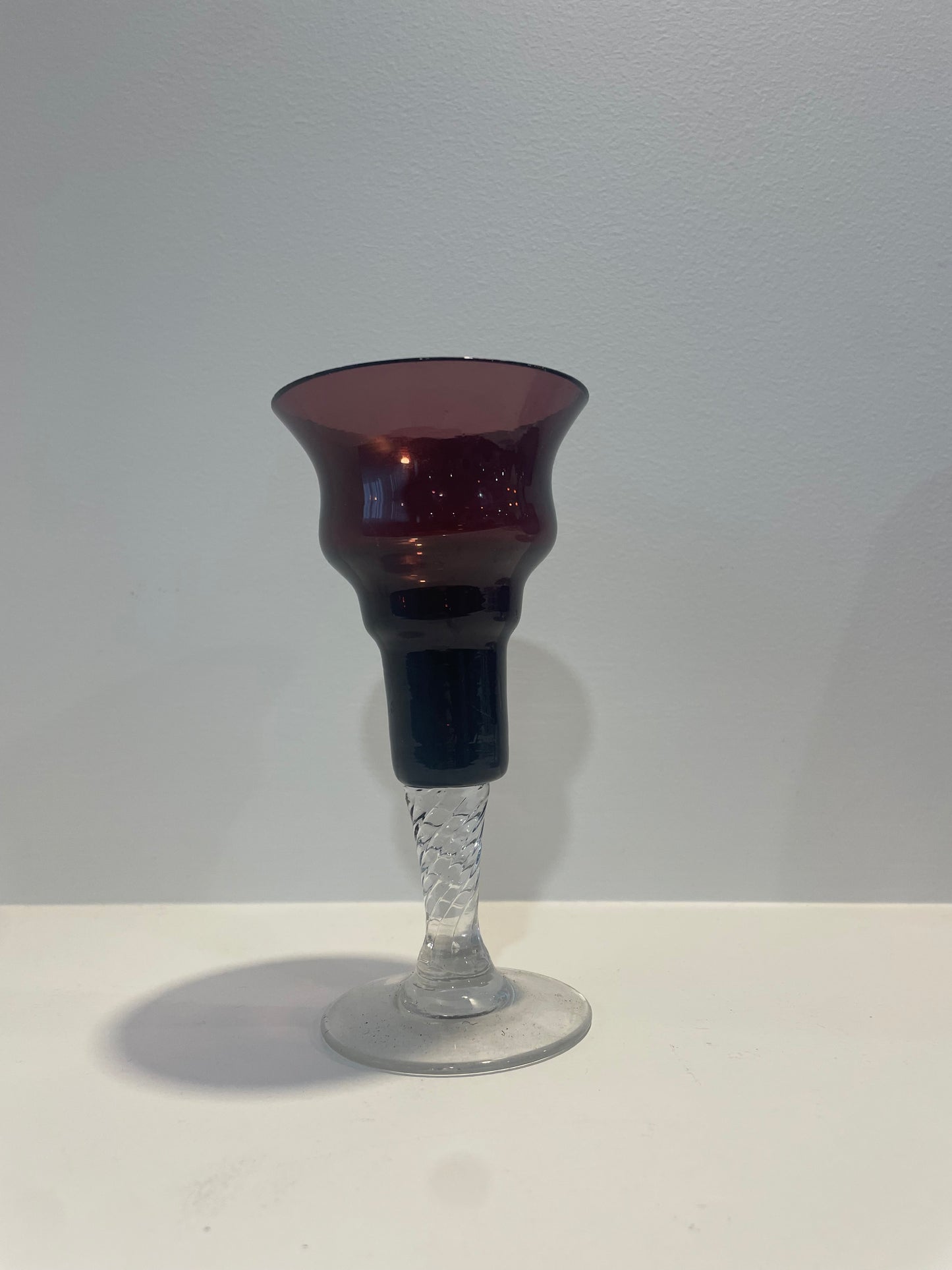 Small glass vase