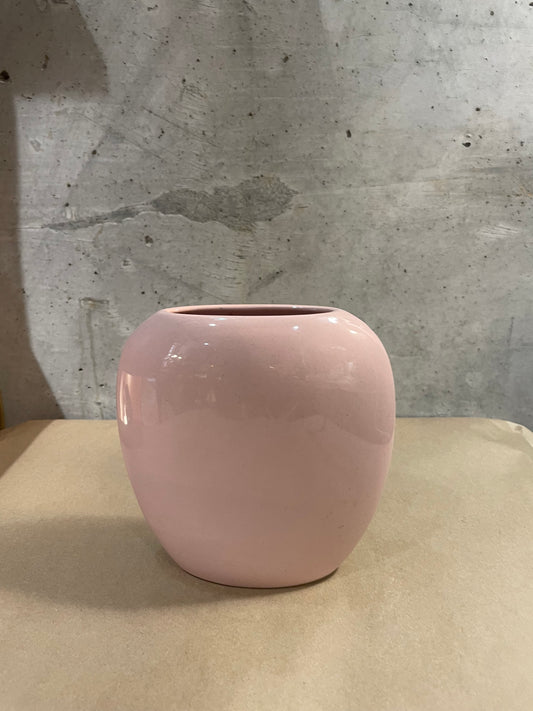 1980s Pink Ceramic Vase