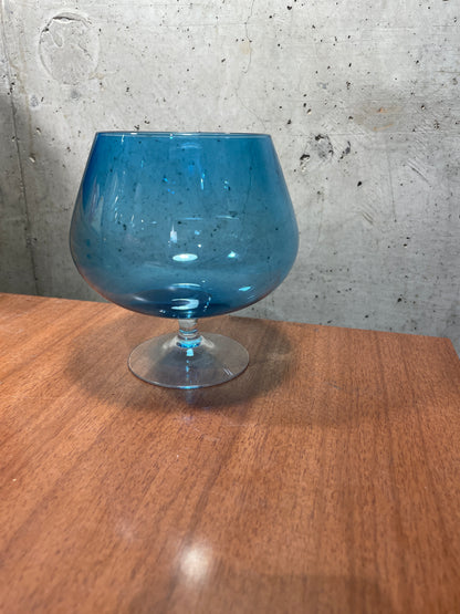 Blue Glass Balloon Vase