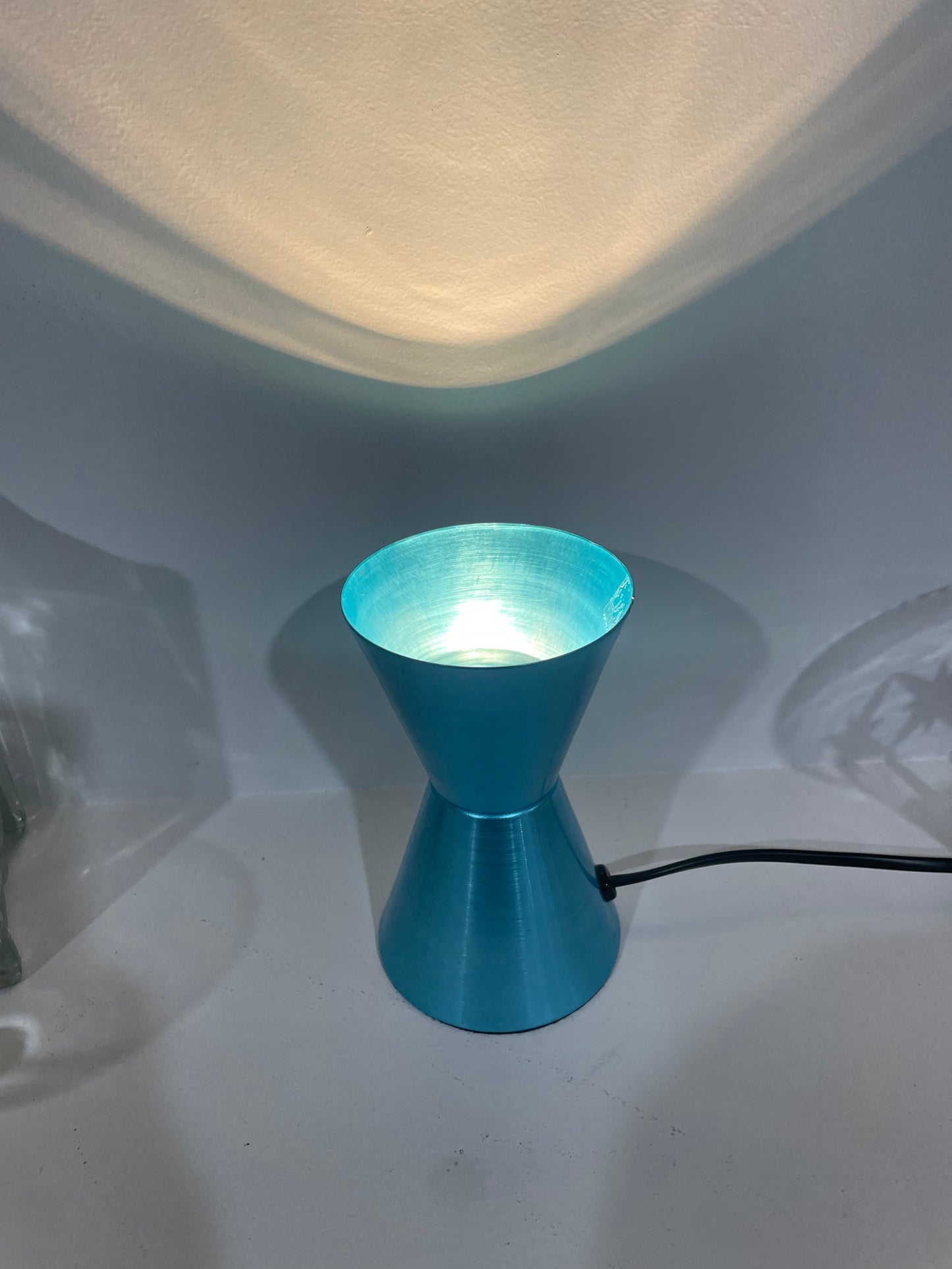 Blue Brushed Metal light