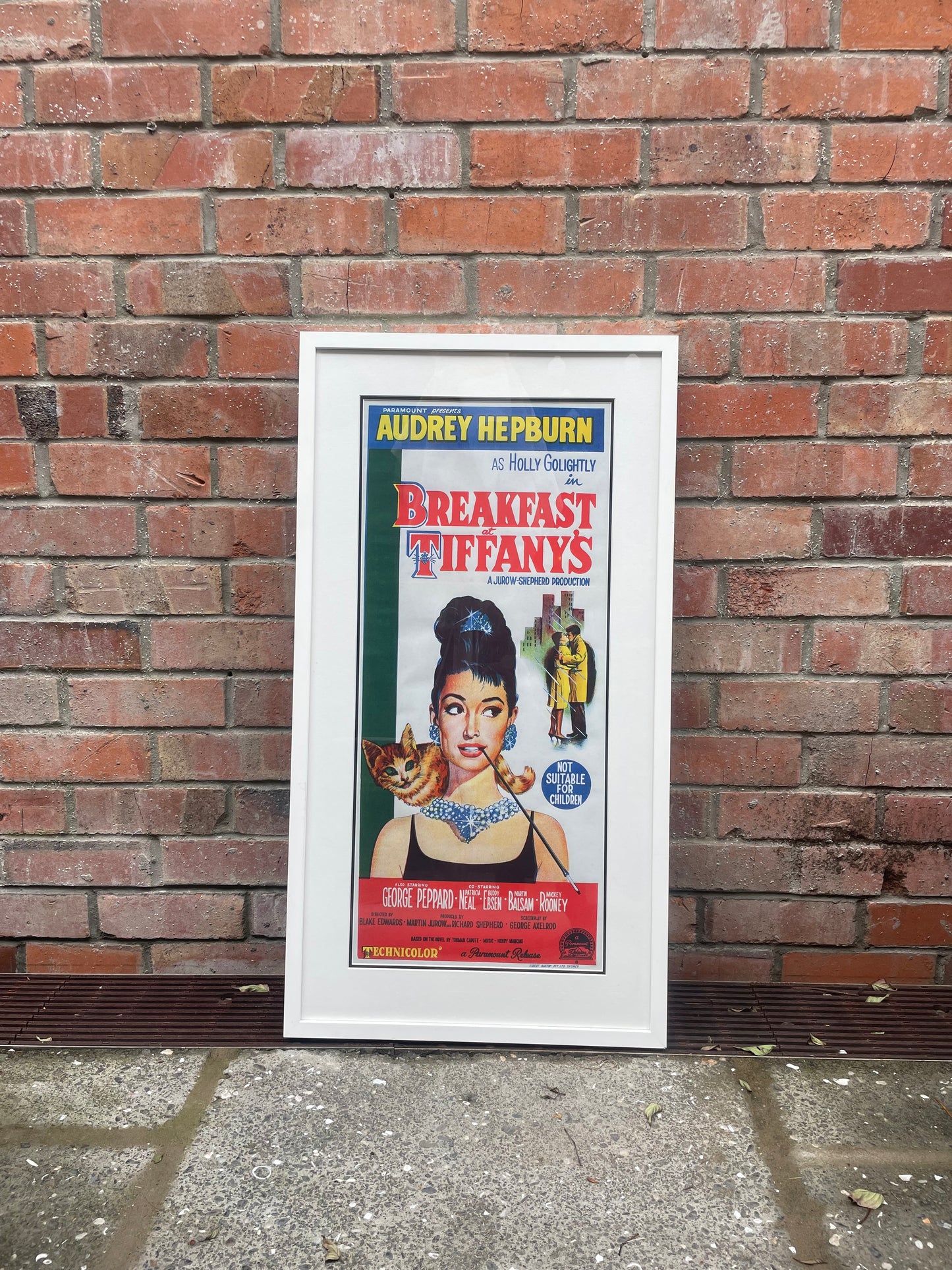 Audrey Hepburn Breakfast at Tiffany's Poster