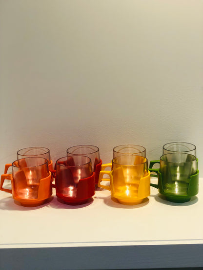 Pair of Orange Mugs