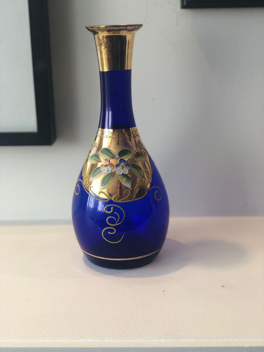 Large Blue Venetian Vase
