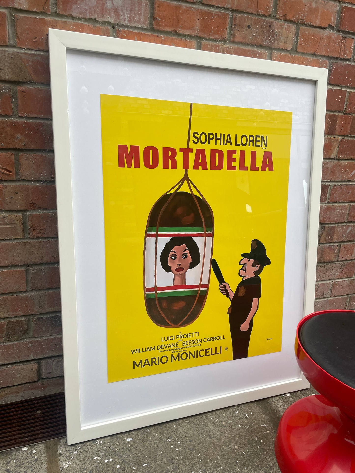 Sophia Loren Mortadella 1971 Movie Poster Framed