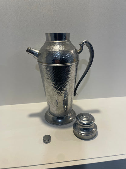 Stainless steel Art Deco Cocktail Shaker