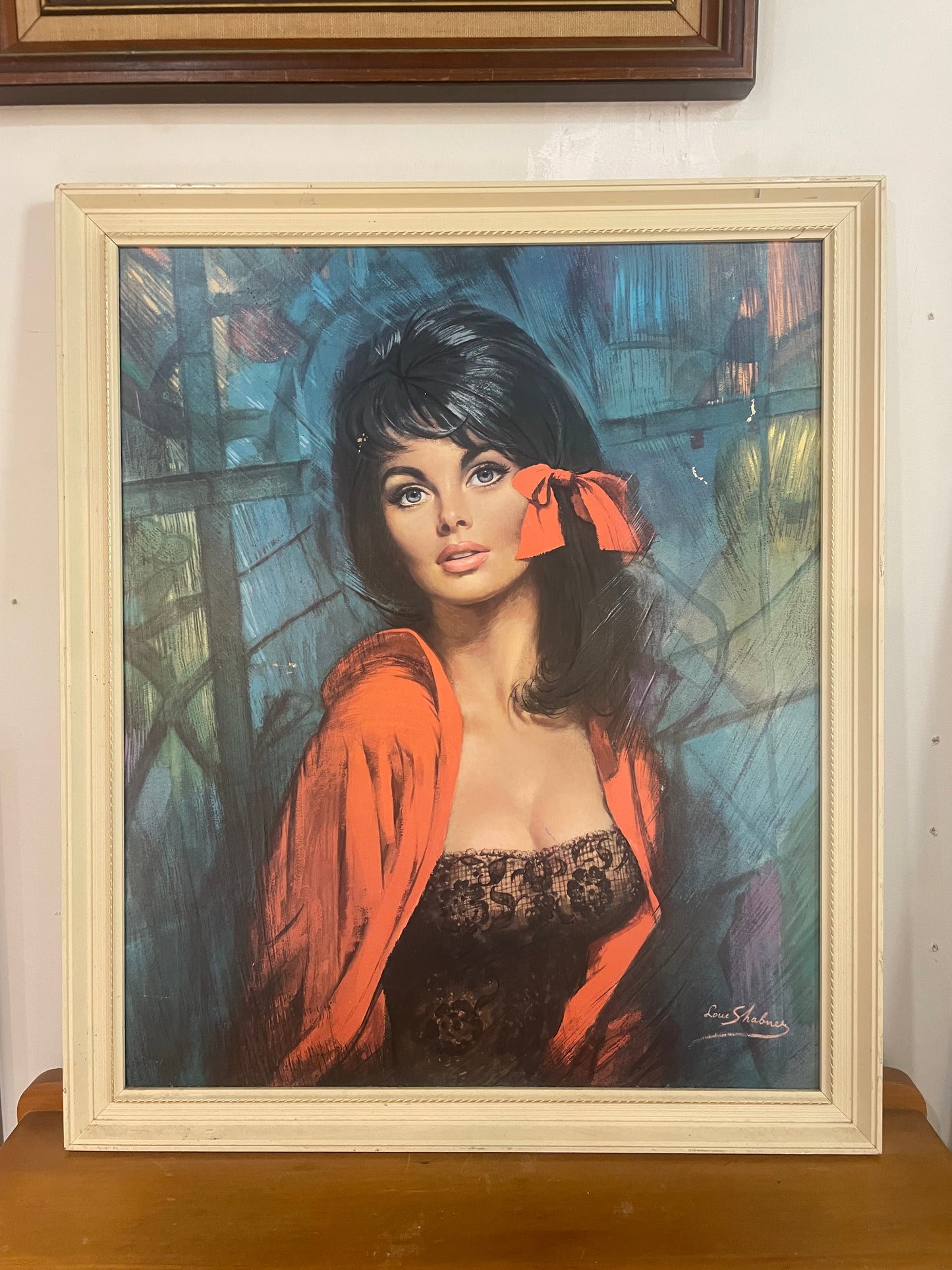 Lou Shabner 1970s print of "Melanie"