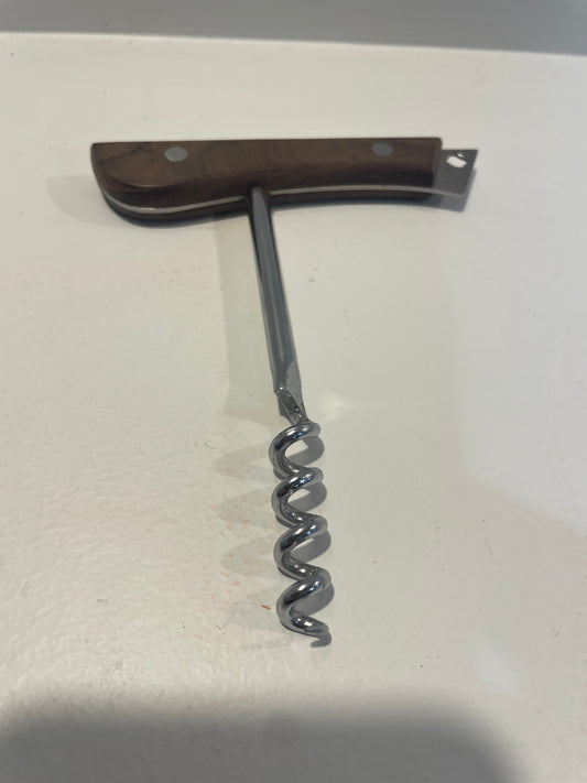 Teak handled Corkscrew