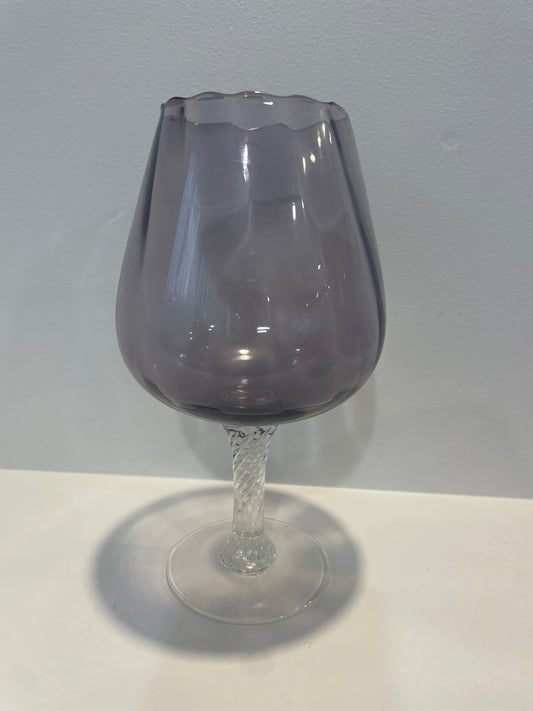 Light Purple Glass Balloon Vase