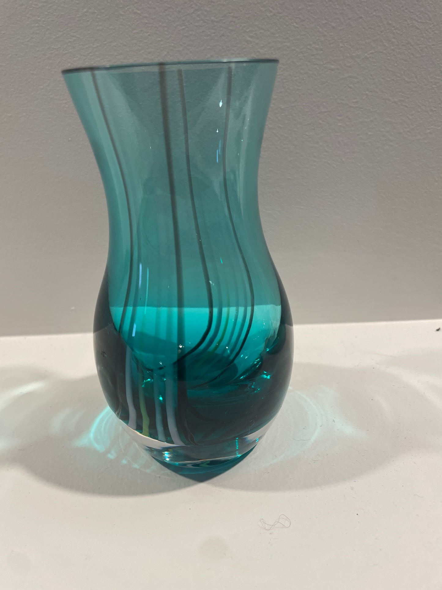 Heavy Based Murano Style Vase