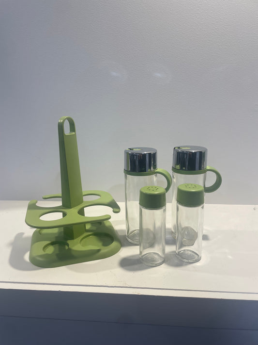 Green Cruet set