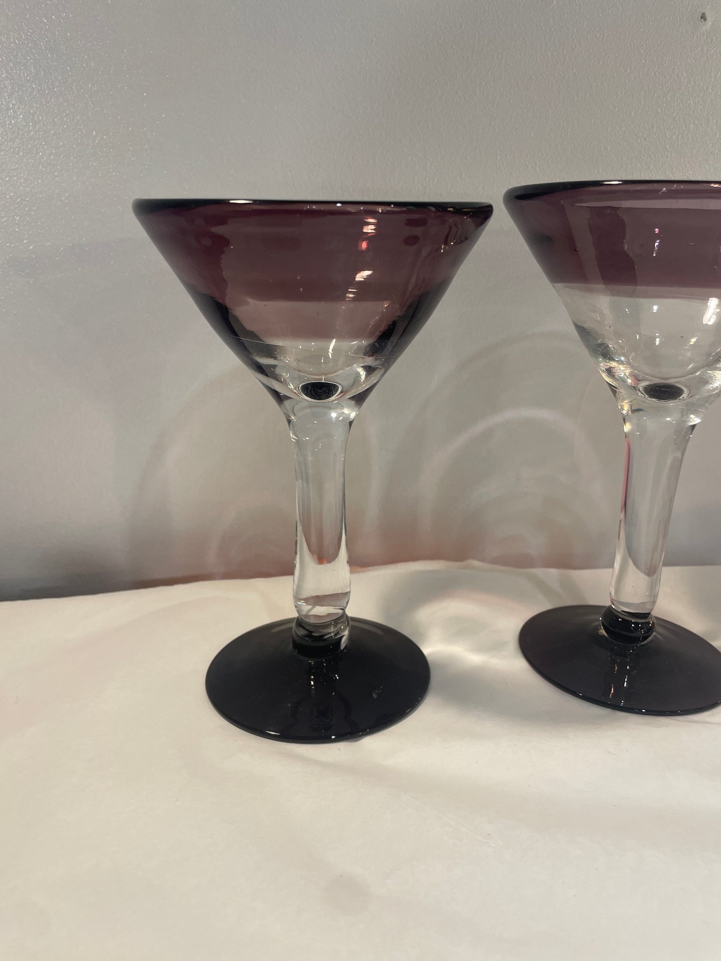 3 Martini Glasses