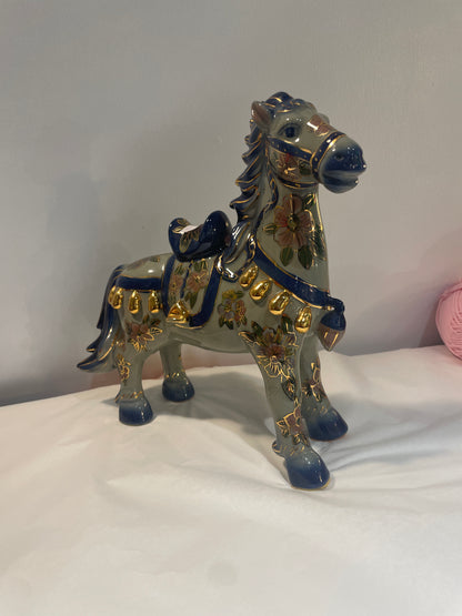 Chinese Vlousonne Porcelain Horse