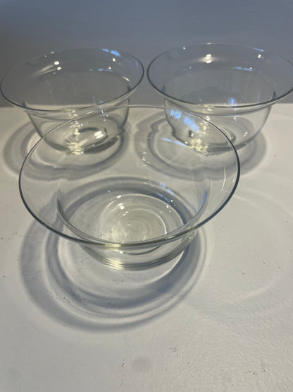 Set of 3 Crystal Bar Bowls