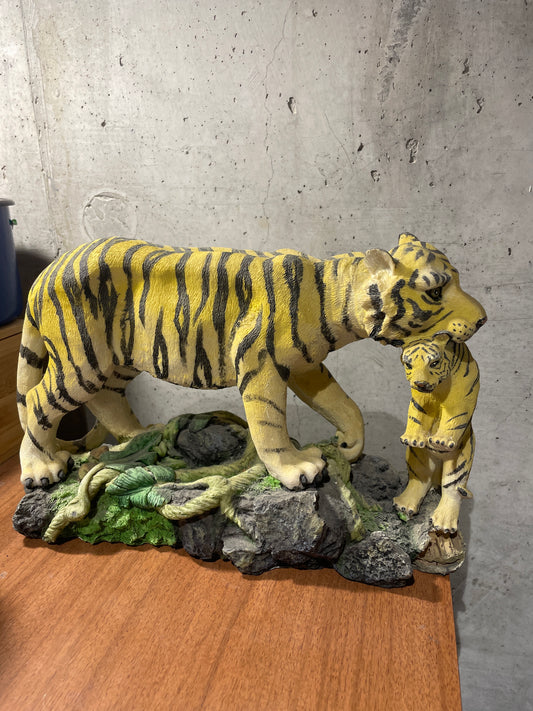 Lion and Cub Statue