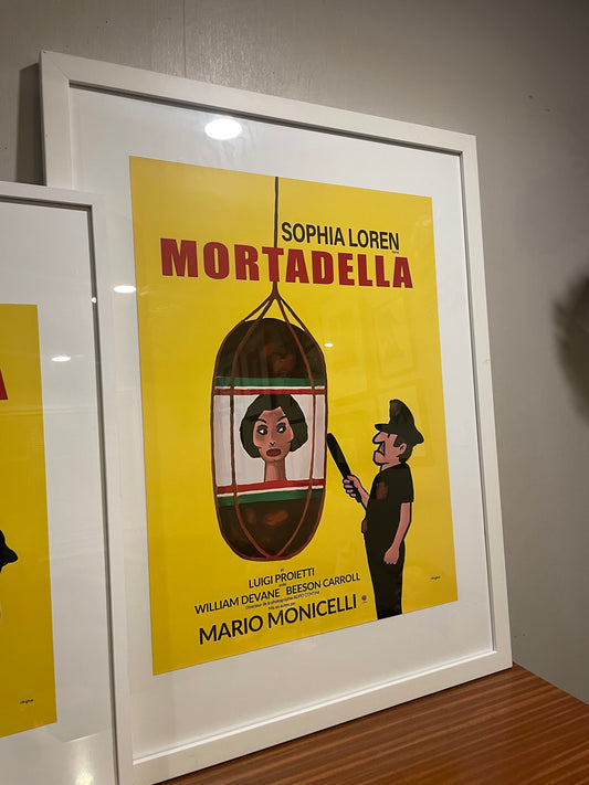 Mortadella Poster Framed