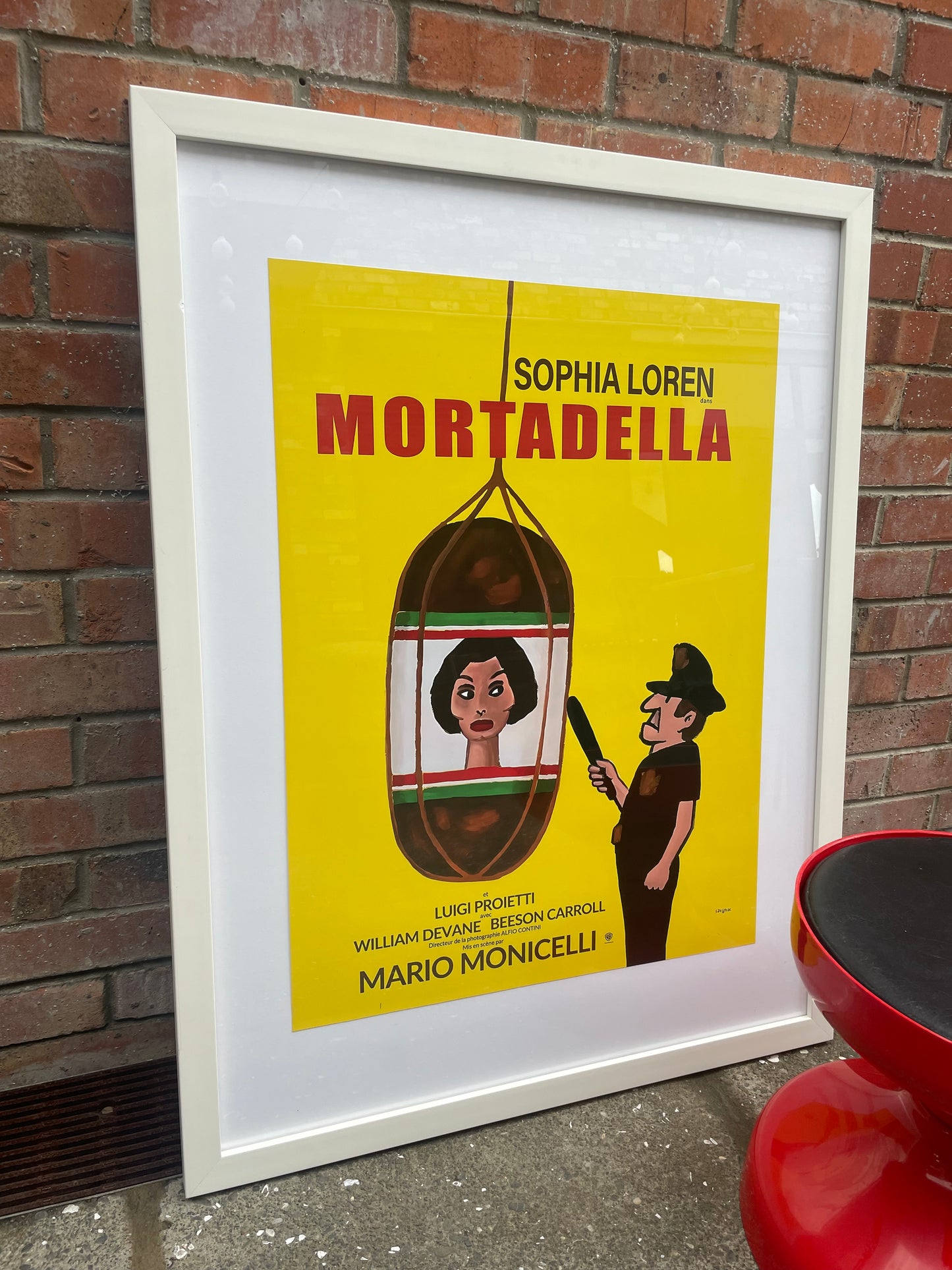 Sophia Loren Mortadella 1971 Movie Poster Framed