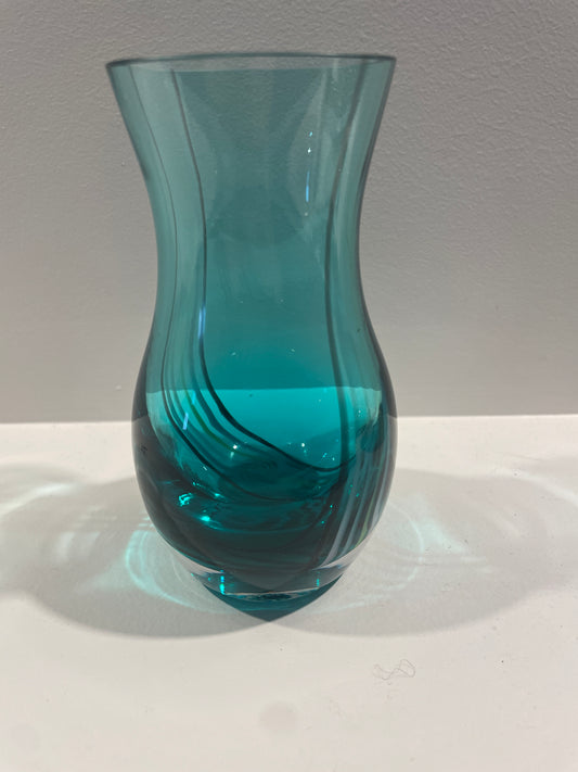 Heavy Based Murano Style Vase