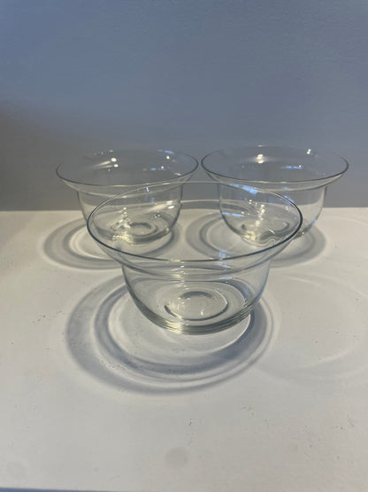 Set of 3 Crystal Bar Bowls