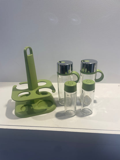 Green Cruet set