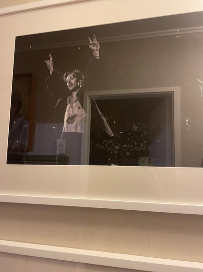 Harry Styles Concert Photo Framed