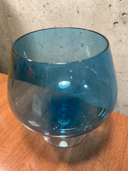 Blue Glass Balloon Vase