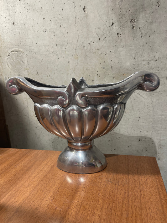 Metal Mantle Vase