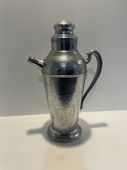 Stainless steel Art Deco Cocktail Shaker