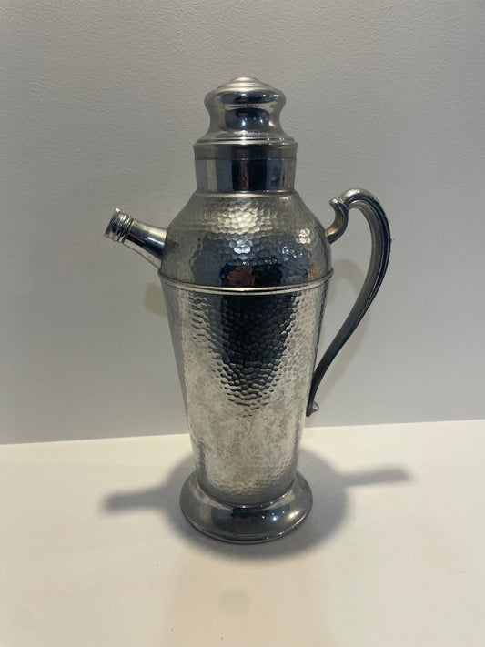 Stainless steel Art Deco Cocktail Shaker