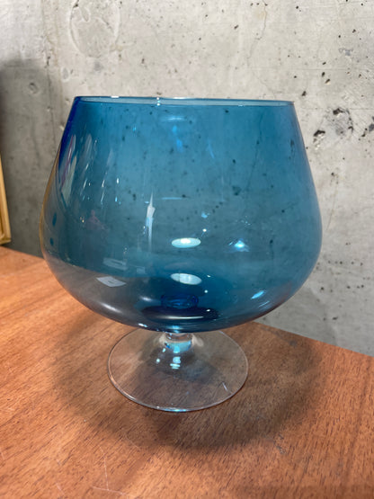 Blue Glass Balloon Vase