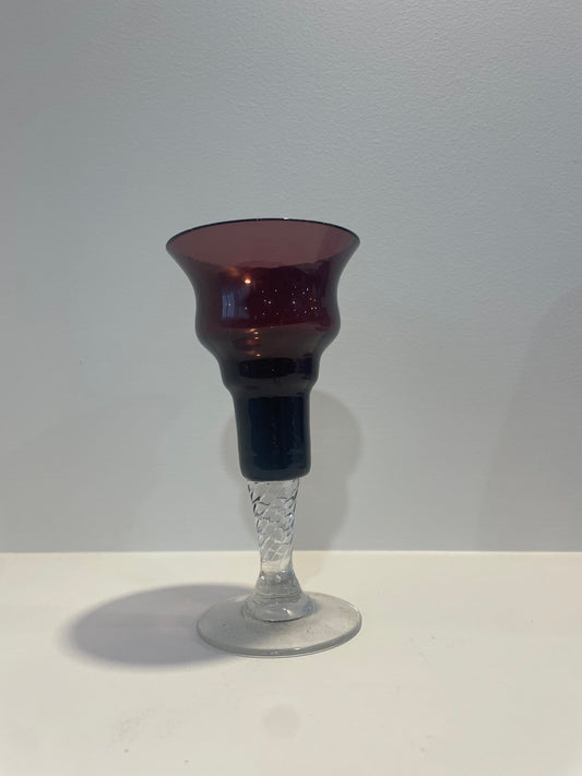 Small glass vase