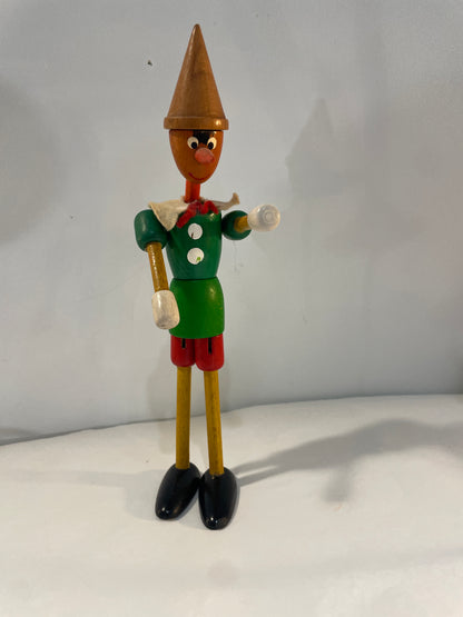 Vintage Wooden Pinocchio