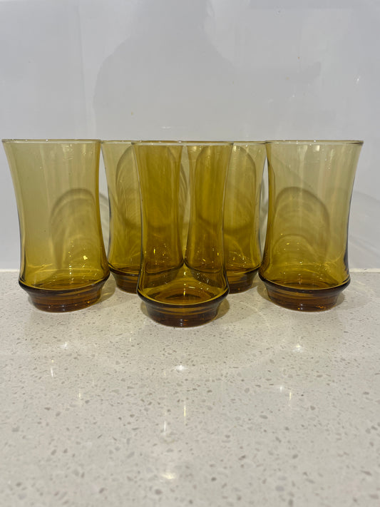 5 tall Kaaru Drinking Glasses