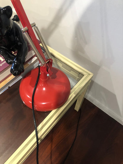 Red Angle Poise Style light
