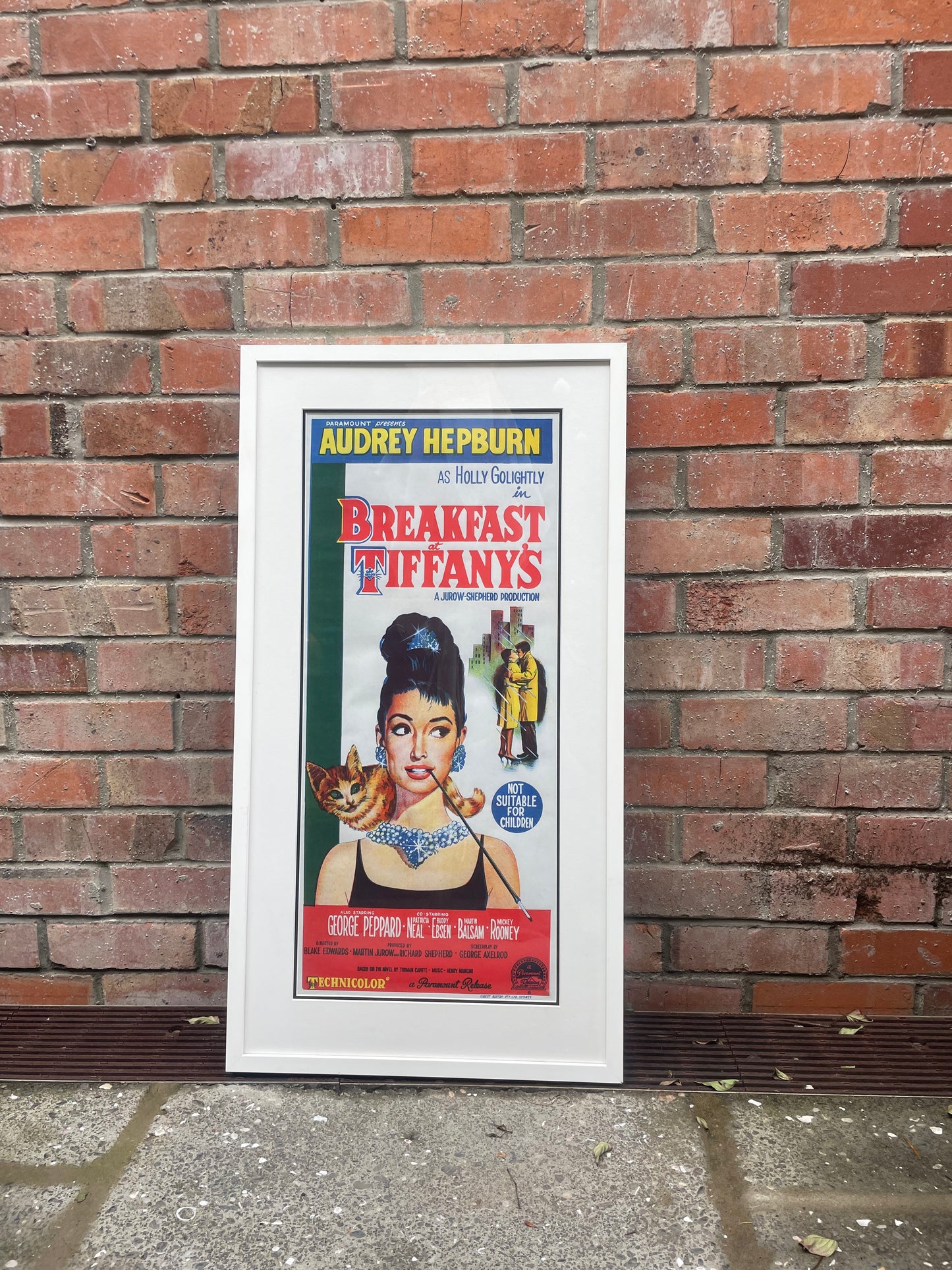 Audrey Hepburn Breakfast at Tiffany's Poster